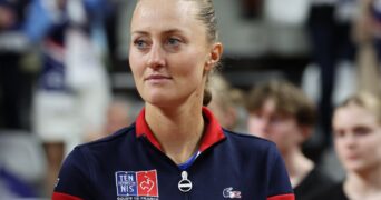 Kristina Mladenovic BJK Cup 2024 conférence de presse