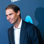 Rafael Nadal à l'inauguration de l'Espacio Movistar