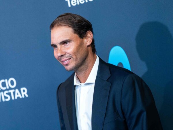 Rafael Nadal à l'inauguration de l'Espacio Movistar