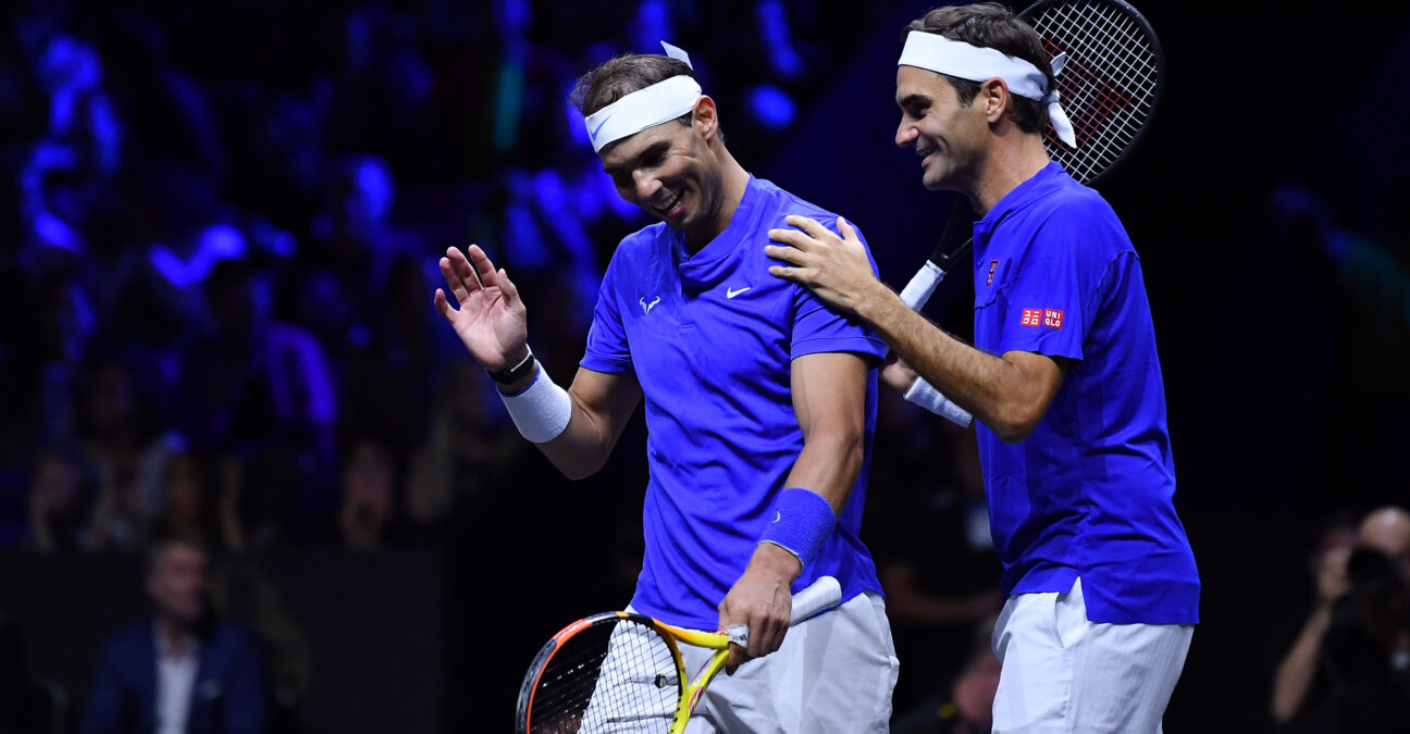 Roger Federer et Rafael Nadal, Laver Cup 2022.