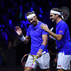 Roger Federer et Rafael Nadal, Laver Cup 2022.