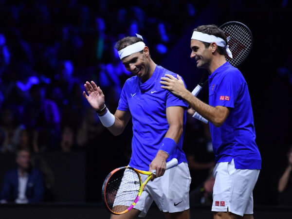 Roger Federer et Rafael Nadal, Laver Cup 2022.