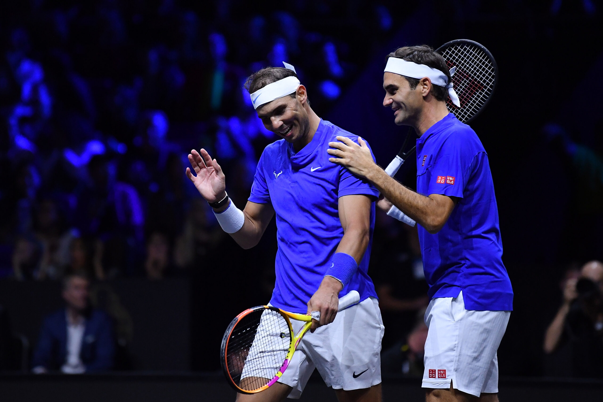 Roger Federer et Rafael Nadal, Laver Cup 2022.