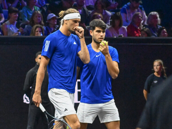 Carlos Alcaraz et Alexander Zverev, Laver Cup 2024.