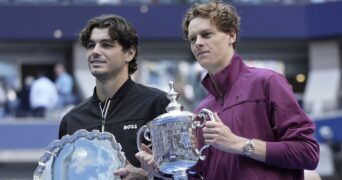 Taylor Fritz et Jannik Sinner - US Open 2024