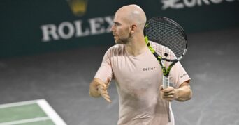 Adrian Mannarino Rolex Paris Masters 2024 préparation coup droit