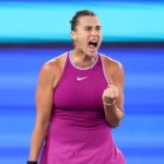 Aryna Sabalenka Wuhan 2024 poing serré