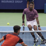 Gaël Monfils et Carlos Aclaraz, Cincinnati 2024.