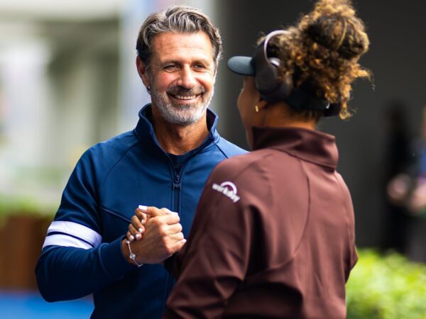 Patrick Mouratoglou et Naomi Osaka, Pékin 2024.