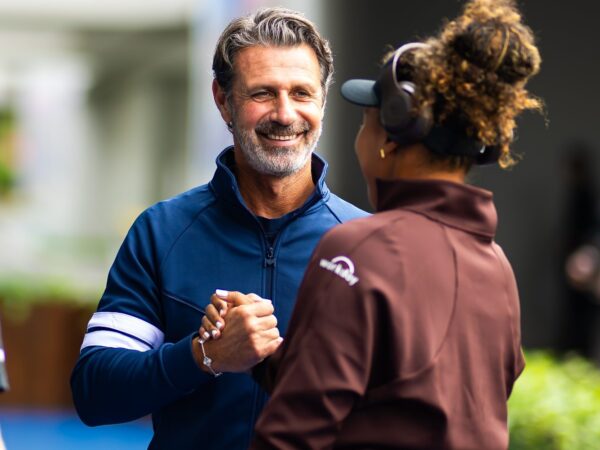 Patrick Mouratoglou et Naomi Osaka, Pékin 2024.