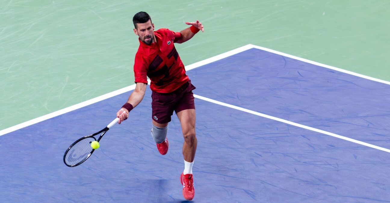 Novak Djokovic Shanghai 2024 coup droit