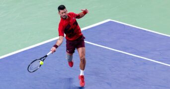 Novak Djokovic Shanghai 2024 coup droit