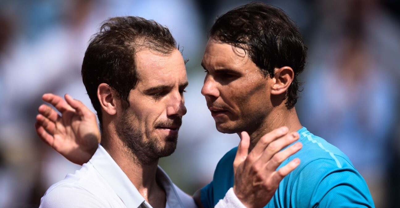 Rafael Nadal et Richard Gasquet en 2018