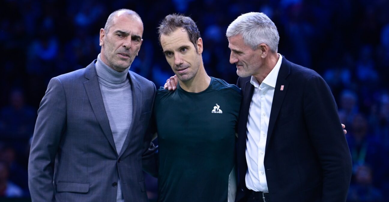 Richard Gasquet Cédric Pioline Gilles Moretton Rolex Paris Masters 2024 (1)