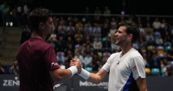 Thanasi Kokkinakis et Dominic Thiem, UTS Francfort 2024