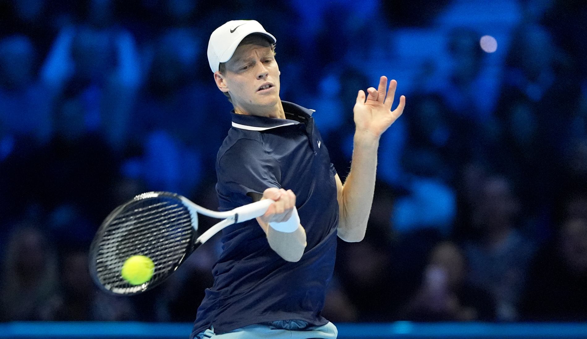 Jannik Sinner ATP Finals 2024 coup droit