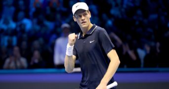 Jannik Sinner Nitto ATP Finals 2024 poing serré