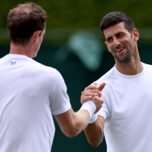 Andy Murray et Novak Djokovic, Wimbledon 2023