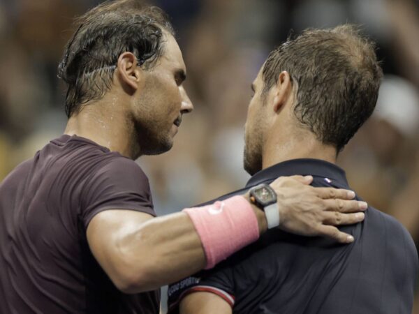 Richard Gasquet et Rafael Nadal à l'US Open 2022