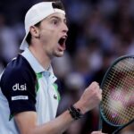 Ugo Humbert Open d'Australie 2025 poing serré