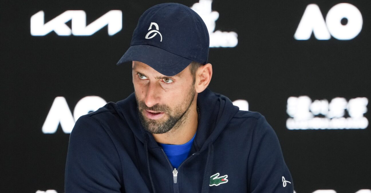 Novak Djokovic Open d'Australie 2025 conférence de presse