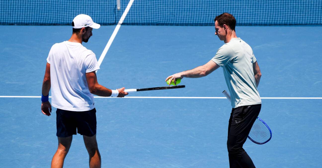 Novak Djokovic et Andy Murray, Open d'Australie 2025