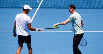 Novak Djokovic et Andy Murray, Open d'Australie 2025