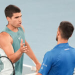 Carlos Alcaraz et Novak Djokovic, Open d'Australie 2025