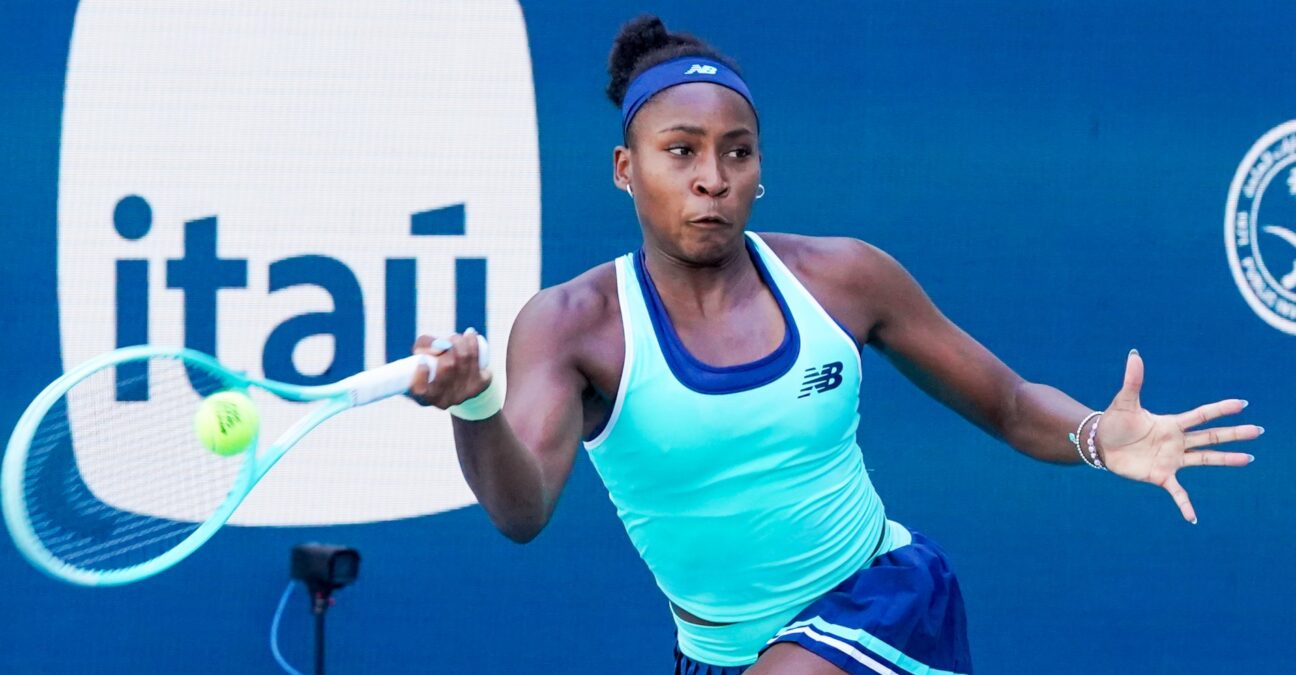 Coco Gauff Miami 2025 coup droit