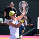 Iga Swiatek BNP Paribas Open Indian Wells 2025 joie