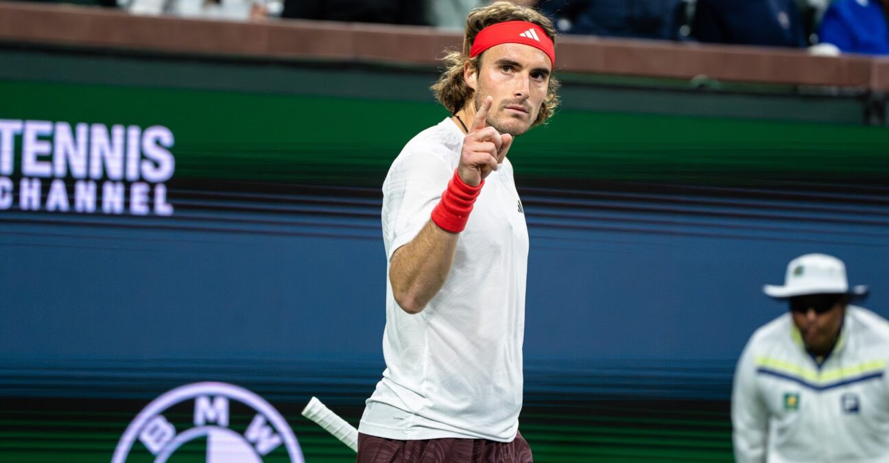 Stefanos Tsitsipas Indian Wells 2025 (Tristan Lapierre / Tennis Majors)