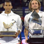 Stefanos Tsitsipas et Félix Auger-Aliassime, Dubaï 2025